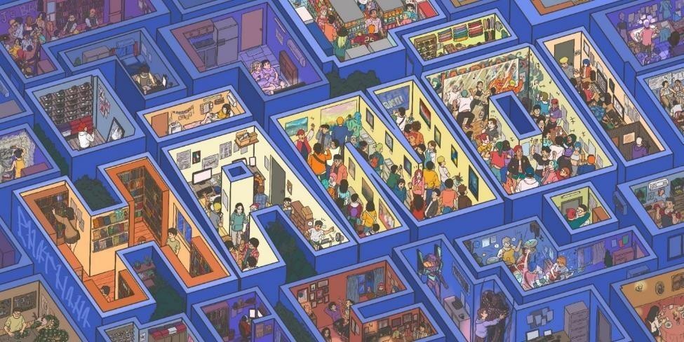 Tác phẩm “Hanoi By Night" của tác giả Trần Phát đạt giải Nhì Cuộc thi vẽ minh họa "Hà Nội là..."