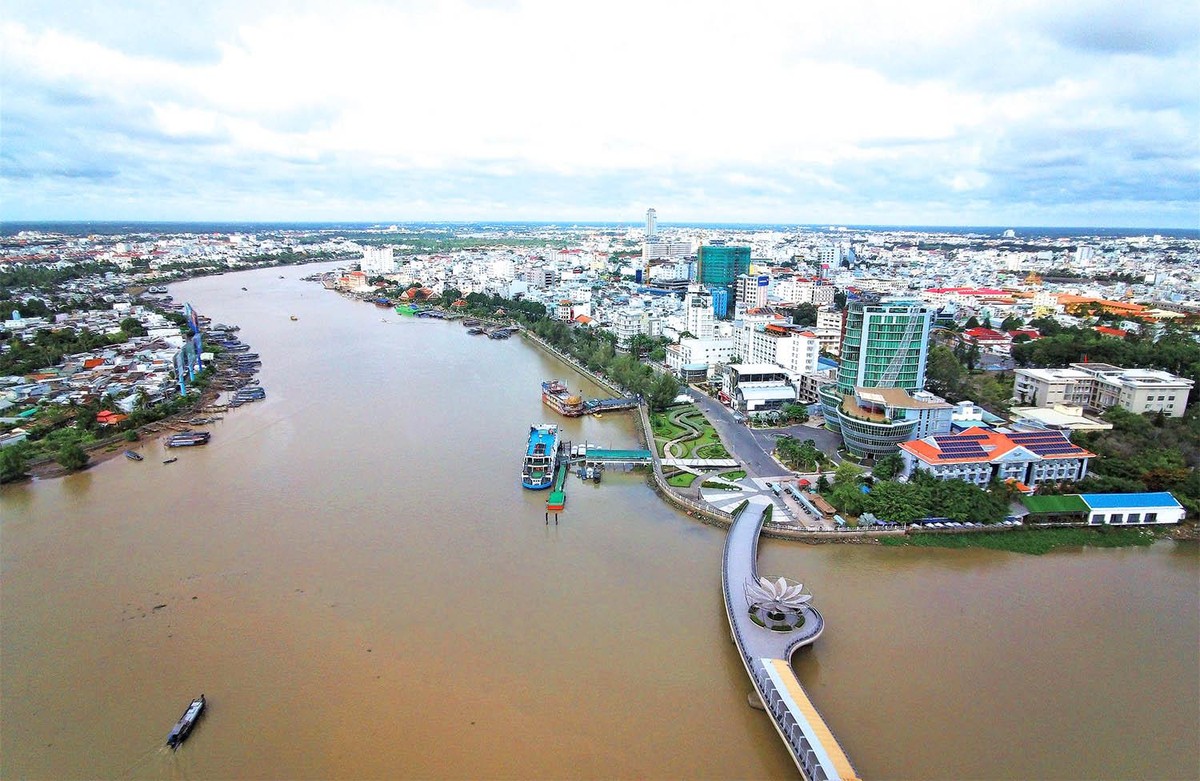 Một góc thành phố Cần Thơ Ảnh: Anh Khoa