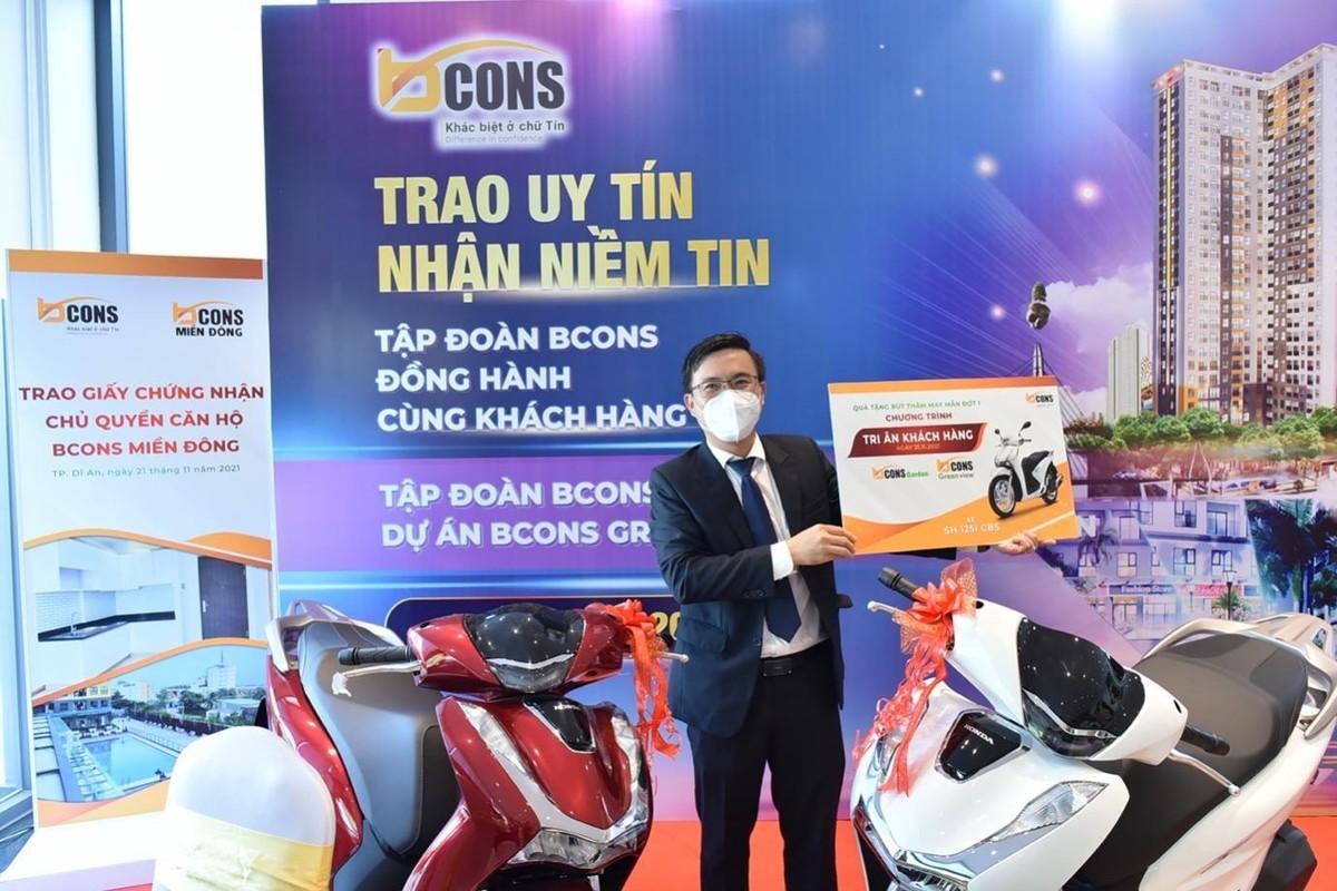 Tìm được khách hàng sở hữu Bcons Green View và Bcons Garden may mắn ngày 21/11/2021