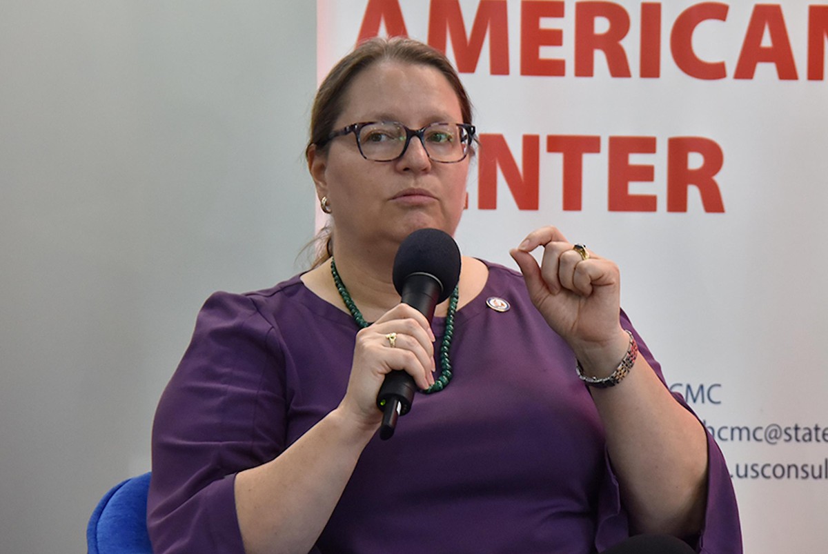 Bà Marie Damour, Đại biện lâm thời Đại sứ quán Hoa Kỳ tại Việt Nam. (Ảnh tư liệu: Lãnh sự quán Mỹ tại TP.HCM).