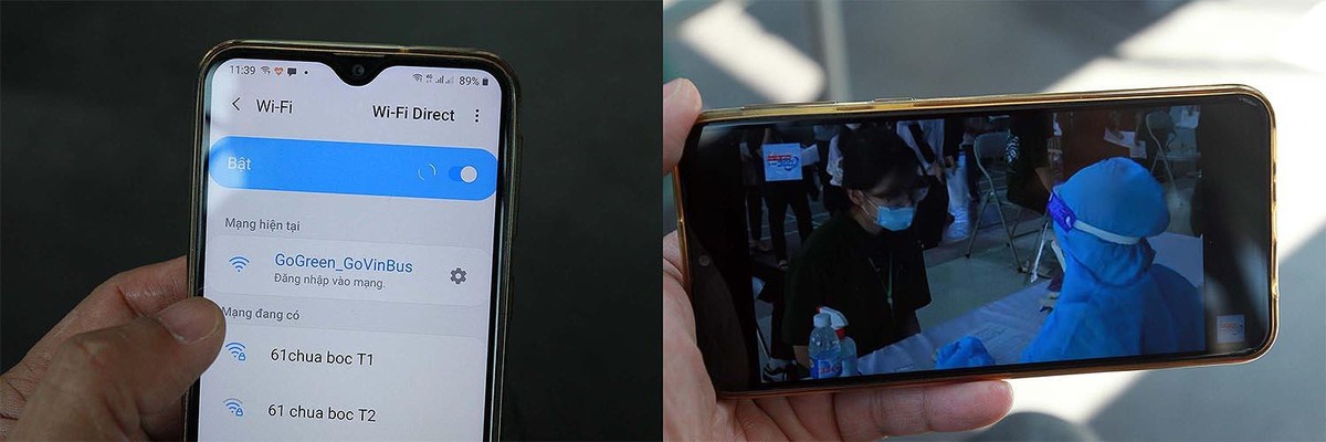 Trải nghiệm wifi miễn phí trên xe cho thấy sóng internet khỏe, xem Youtube khá mượt