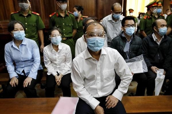 Các bị cáo tại tòa