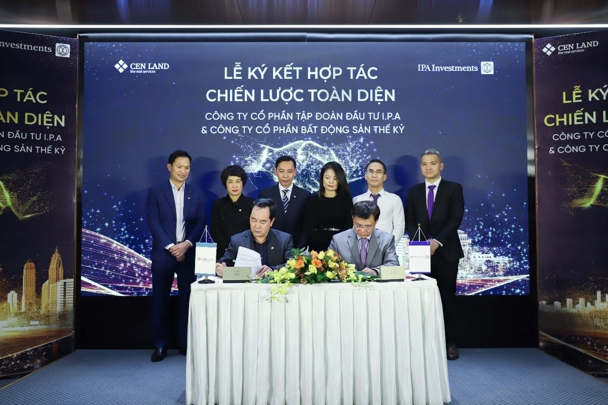 Cen Land và Tập đoàn Đầu tư I.P.A chính thức bước đến một bước phát triển mới, bền chặt và toàn diện hơn.