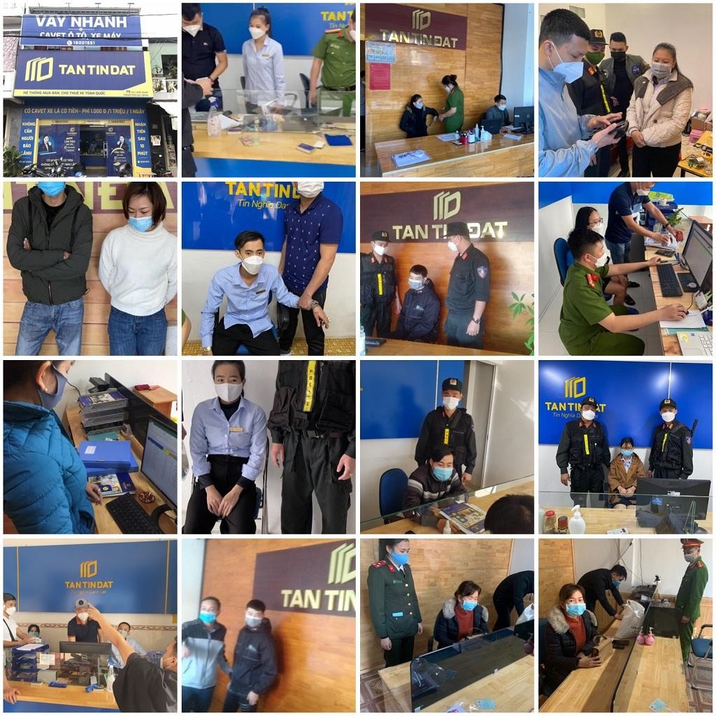 Công an tỉnh Nghệ An huy động 500 cán bộ tiến hành bắt, khám xét đồng loạt 51 điểm văn phòng đại diện Công ty tài chính Tân Tín Đạt tại 28 tỉnh, thành Công an tỉnh Nghệ An huy động 500 cán bộ tiến hành bắt, khám xét đồng loạt 51 điểm văn phòng đại diện Công ty tài chính Tân Tín Đạt tại 28 tỉnh, thành