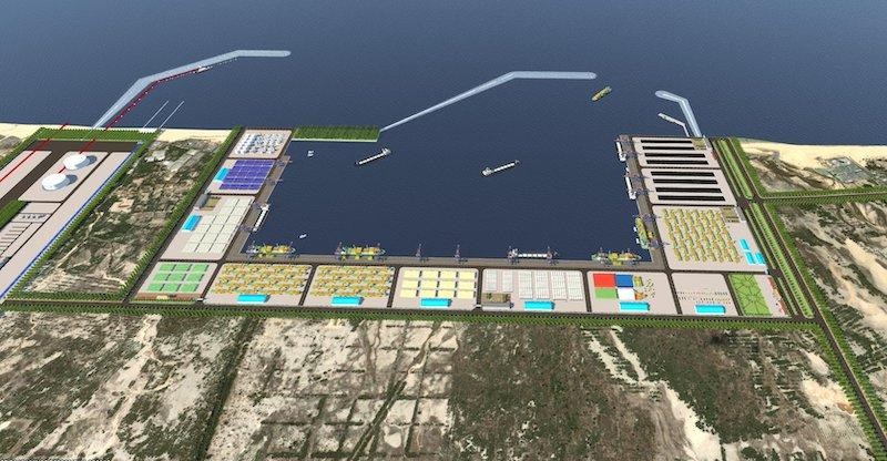 Phối cảnh Dự án điện khí LNG Hải Lăng. Phối cảnh Dự án điện khí LNG Hải Lăng.