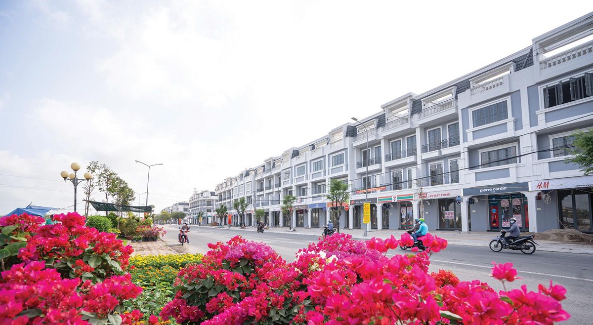 Một dự án bất động sản tại TP. Vị Thanh, tỉnh Hậu Giang.