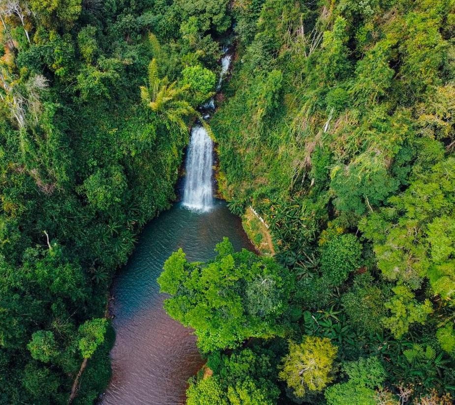 Thác Pa Sỹ chụp từ flycam.