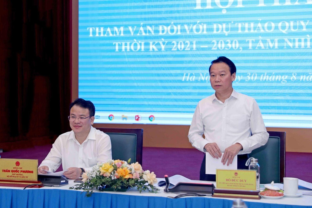 Bí thư Tỉnh ủy Yên Bái Đỗ Đức Duy khẳng định, tỉnh Yên Bái kiên trì thực hiện triết lý phát triển "xanh, hài hòa, bản sắc và hạnh phúc”. (Ảnh: Đức Trung)