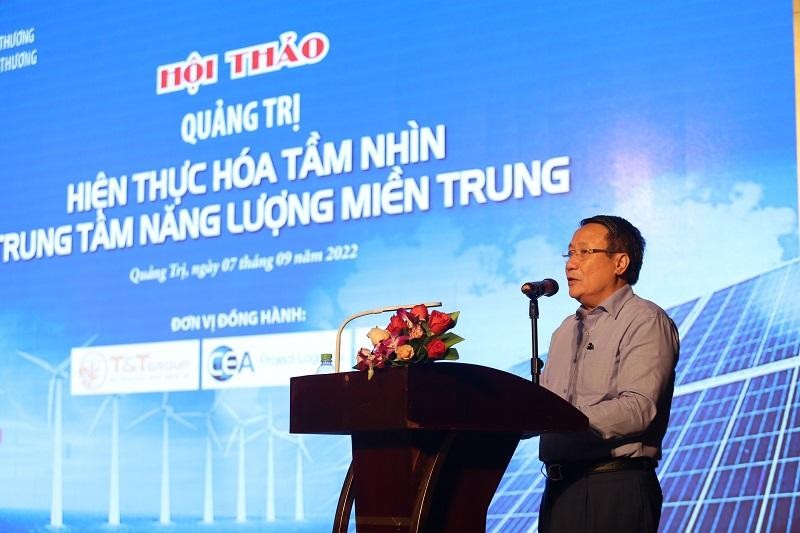 Ông Hà Sỹ Đồng, Phó chủ tịch UBND tỉnh Quảng Trị phát biểu tại hội thảo.