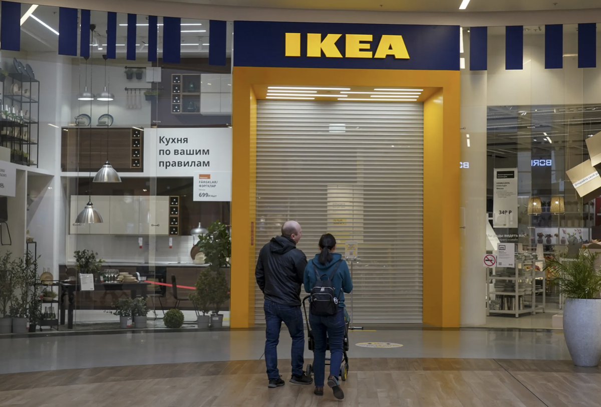 Nhiều công ty phương Tây, trong đó có Ikea đã rút khỏi Nga. Ảnh: Getty Images