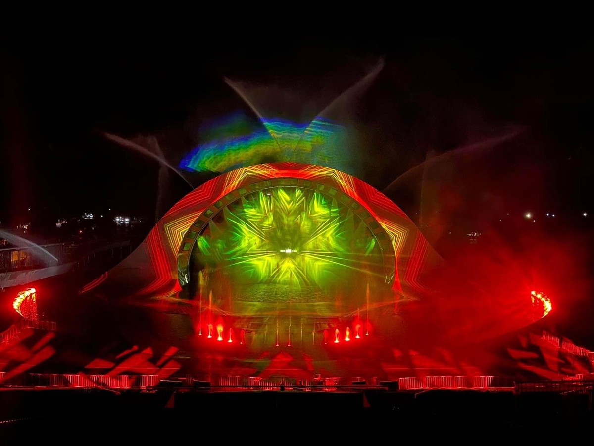 Hình ảnh thực tế của show diễn Kiss the stars