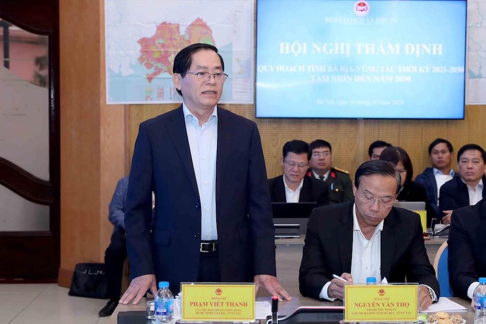 Bí thư Tỉnh ủy Bà Rịa - Vũng Tàu Phạm Viết Thanh. (Ảnh: Đức Trung)