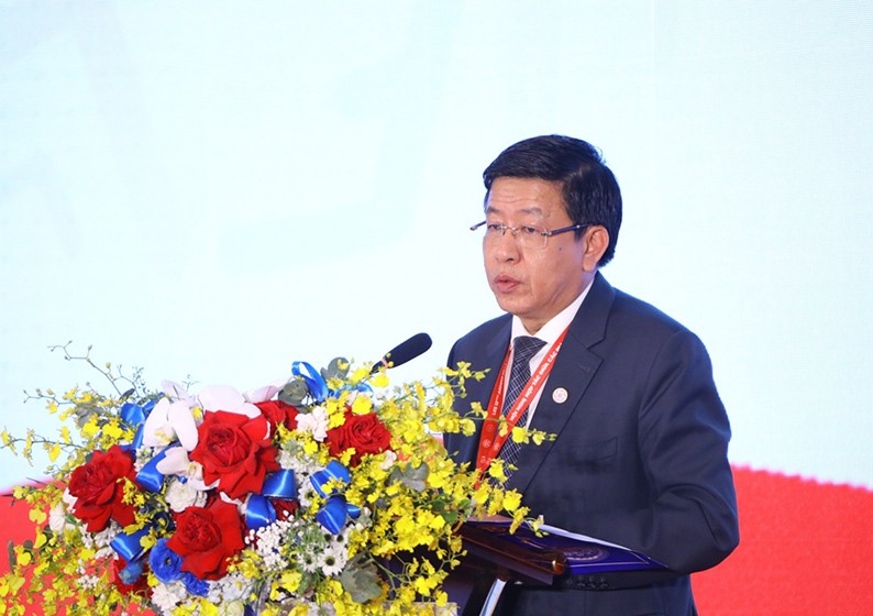 Phó Chủ tịch UBND Thành phố Hà Nội Dương Đức Tuấn phát biểu tại Hội thảo.