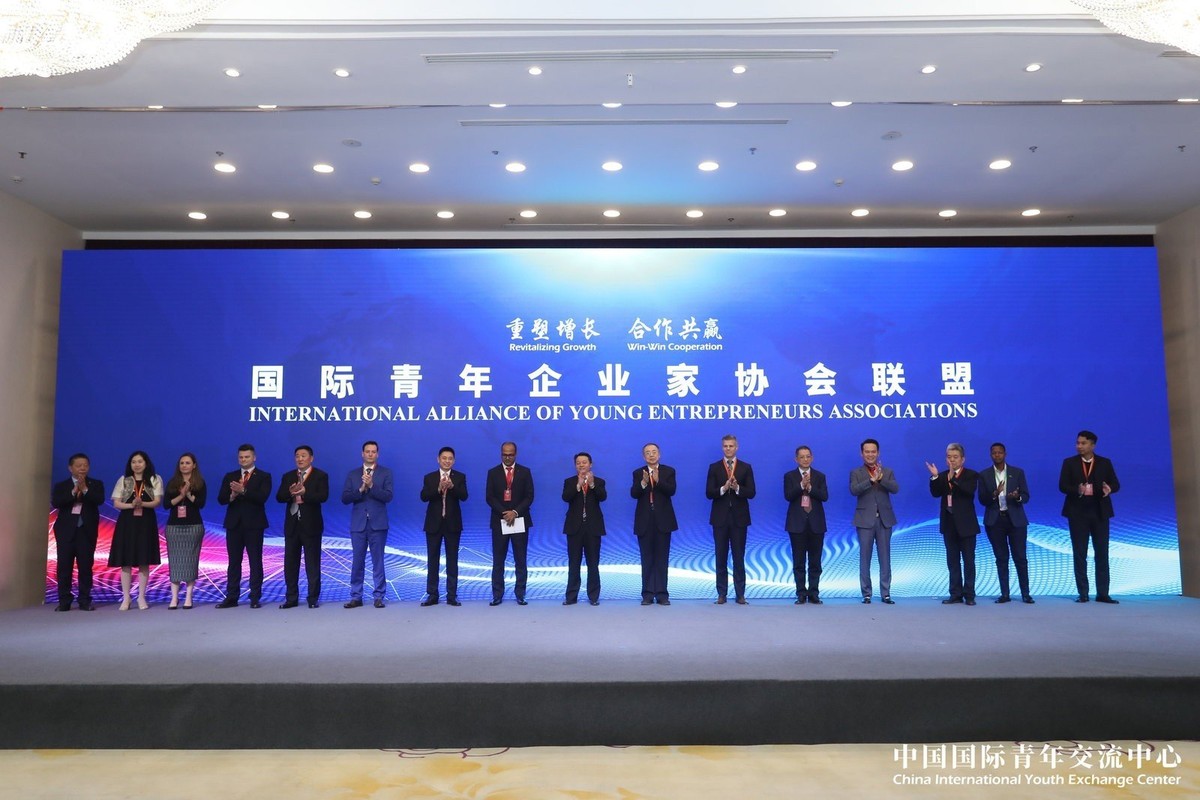Ra mắt Liên minh Hội Doanh nhân trẻ quốc tế. Ảnh: Ban tổ chức