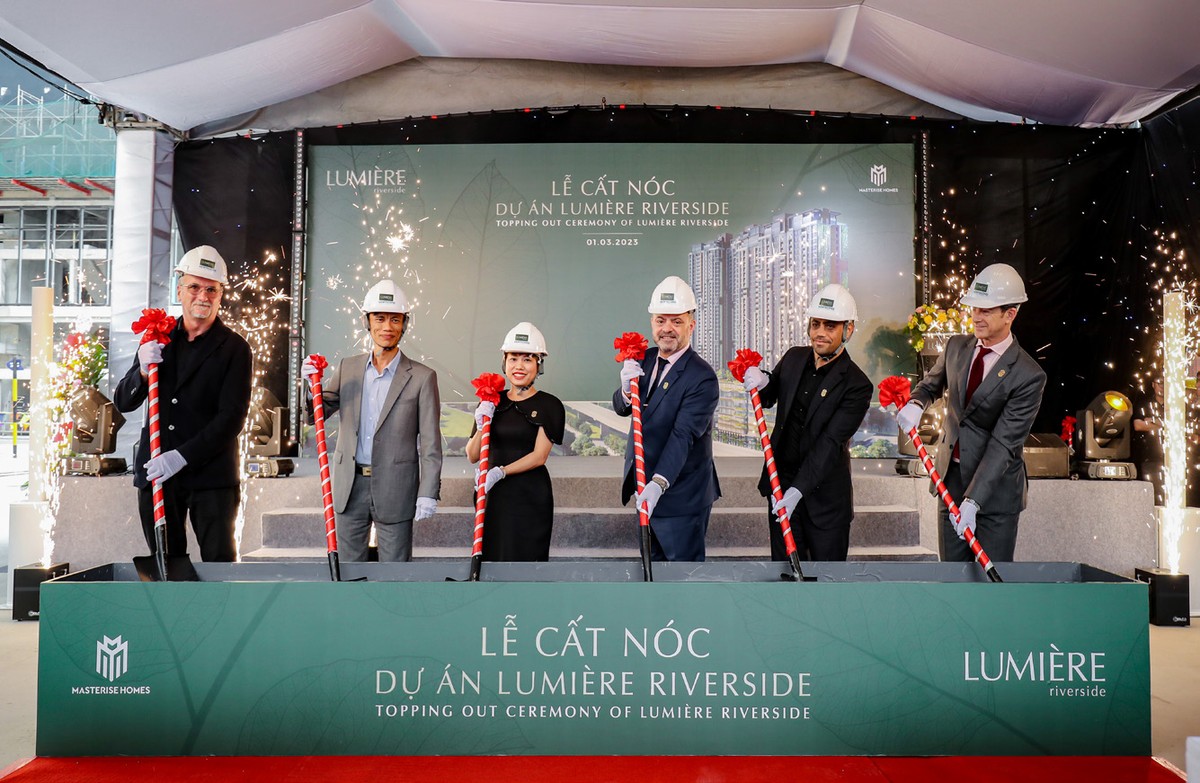 Masterise Home cất nóc nhiều dự án trong quý đầu năm nay.