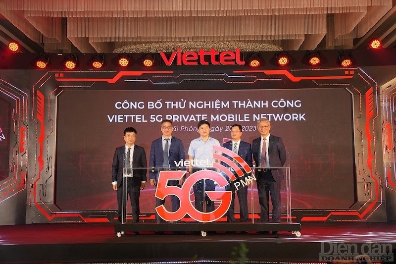 Viettel thử nghiệm thành công dịch vụ mạng di động 5G dùng riêng cho nhà máy Pegatron tại Hải Phòng