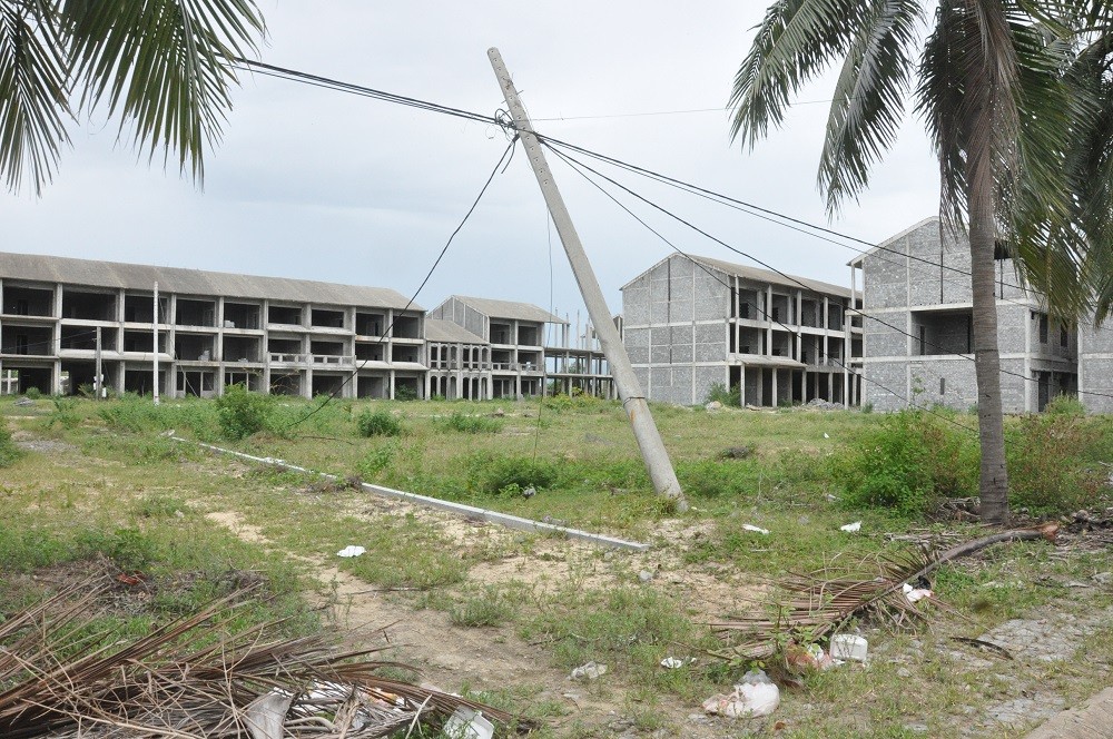 Nhiều dự án bất động sản trên địa bàn tỉnh Quảng Nam gặp khó khăn về giải phóng mặt bằng.