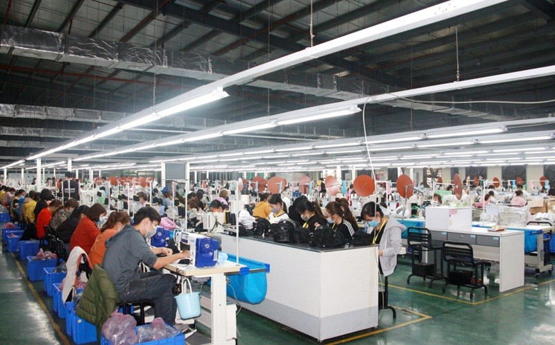 Sản xuất tại Công ty TNHH Dệt may Weitai Hạ Long (KCN Việt Hưng). Ảnh: baoquangninh.vn