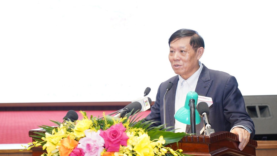 PGS.TS Bùi Tất Thắng phát biểu tại Hội thảo.