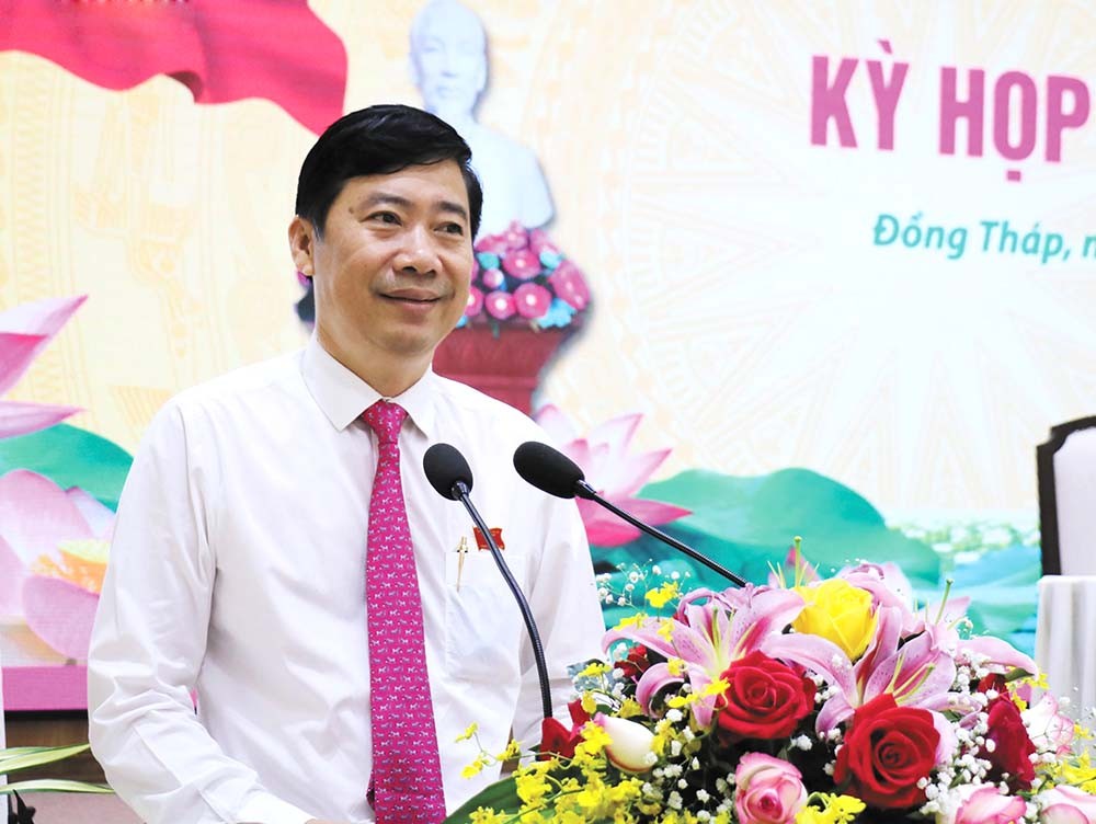 Ông Phạm Thiện Nghĩa, Chủ tịch UBND tỉnh Đồng Tháp