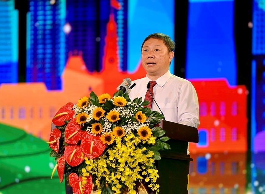 Ông Dương Anh Đức, Phó Chủ tịch UBND TP.HCM chia sẻ tại Tuần văn hóa - du lịch Điện Biên và các tỉnh Tây Bắc.