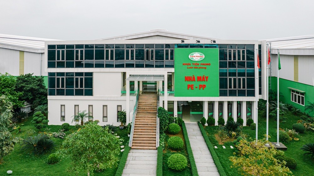 Nhà máy PE-PP của Công ty cổ phần Nhựa Thiếu niên Tiền Phong tại quận Dương Kinh, TP. Hải Phòng