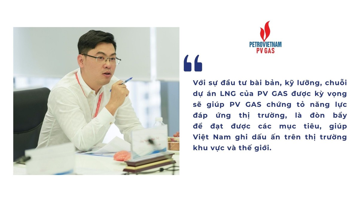 Ông Nguyễn Phúc Tuệ, Phó tổng giám đốc PV GAS phát biểu về tiềm năng hoạt động kinh doanh LNG của PV GAS trong tương lai