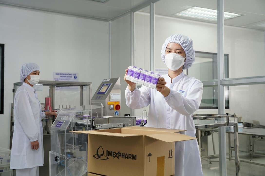 Imexpharm đứng đầu về thuốc kháng sinh và số lượng dây chuyền đạt chuẩn EU-GMP tại Việt Nam.