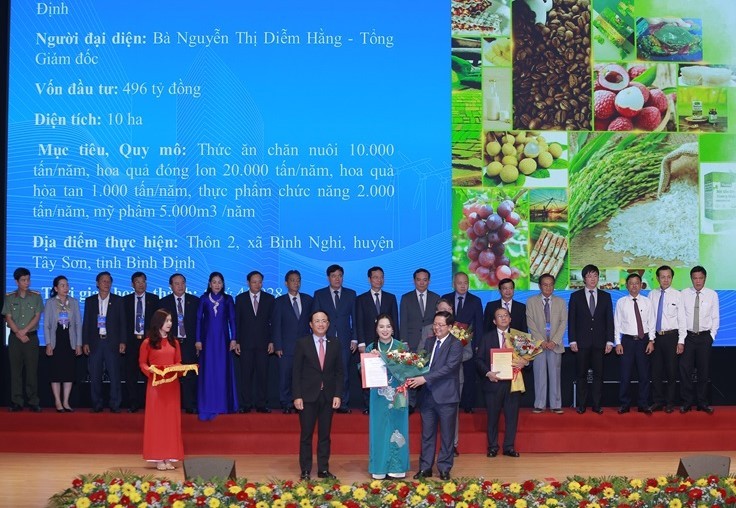 Công ty Cổ phần Vinanutrifood Bình Định được trao Quyết định chủ trương đầu tư Dự án Khu sản xuất, chế biến nông, lâm sản tập trung.