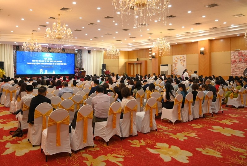 Tọa đàm thu hút đông đảo doanh nghiệp du lịch tham dự.