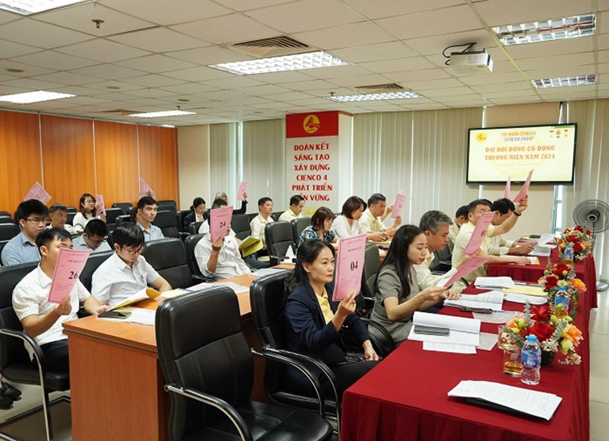 100% cổ đông biểu quyết thông qua 10 nội dung quan trọng tại Đại hội.