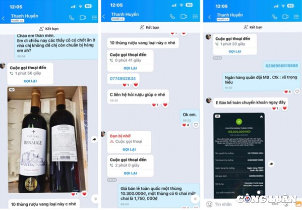 Cảnh giác với chiêu trò đặt tiệc nhờ mua thêm như thế này