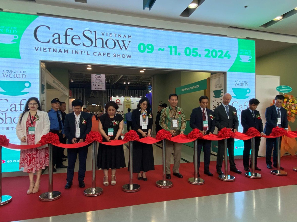 Khai mạc Triển lãm Quốc tế Café show Việt Nam 2024.