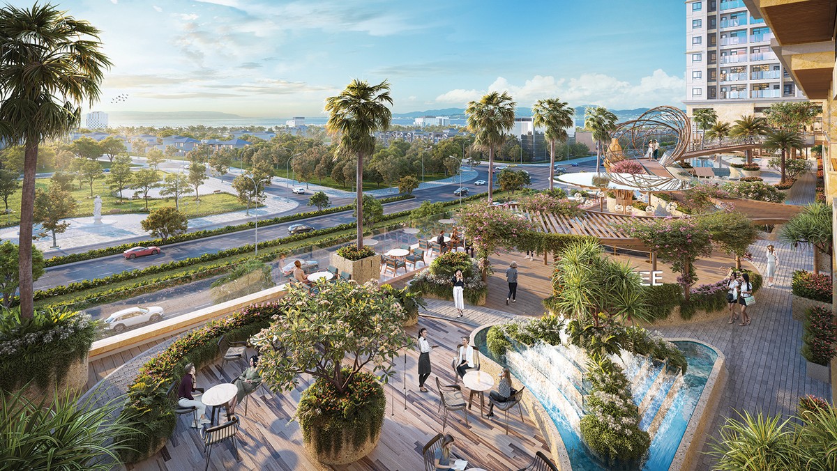 Không gian thư giãn kết hợp hài hòa cùng không gian xanh tạo nên chất lượng sống hoàn hảo Không gian thư giãn kết hợp hài hòa cùng không gian xanh tạo nên chất lượng sống hoàn hảo