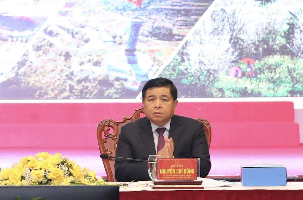 Bộ trưởng Bộ Kế hoạch và Đầu tư Nguyễn Chí Dũng. (Ảnh: Đức Trung)