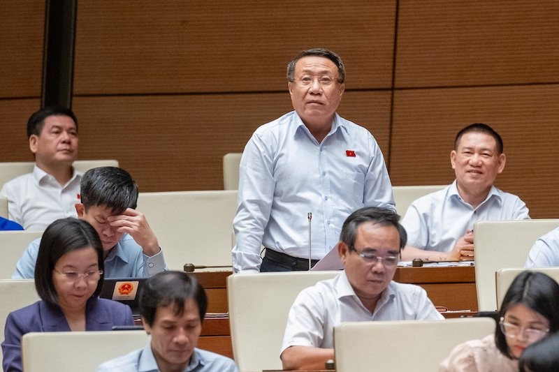 Đại biểu Hà Sỹ Đồng (Quảng Trị) phát biểu.