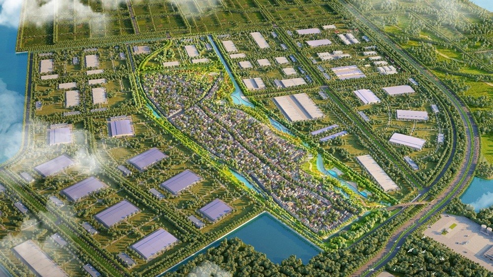 Phối cảnh quy hoạch KCN DEEP C Hải Phòng III Phối cảnh quy hoạch KCN DEEP C Hải Phòng III