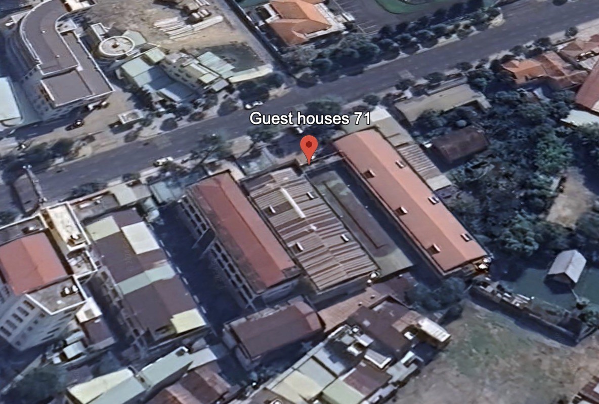 Vị trí khu nhà khách 71 cũ. Ảnh: Google Earth