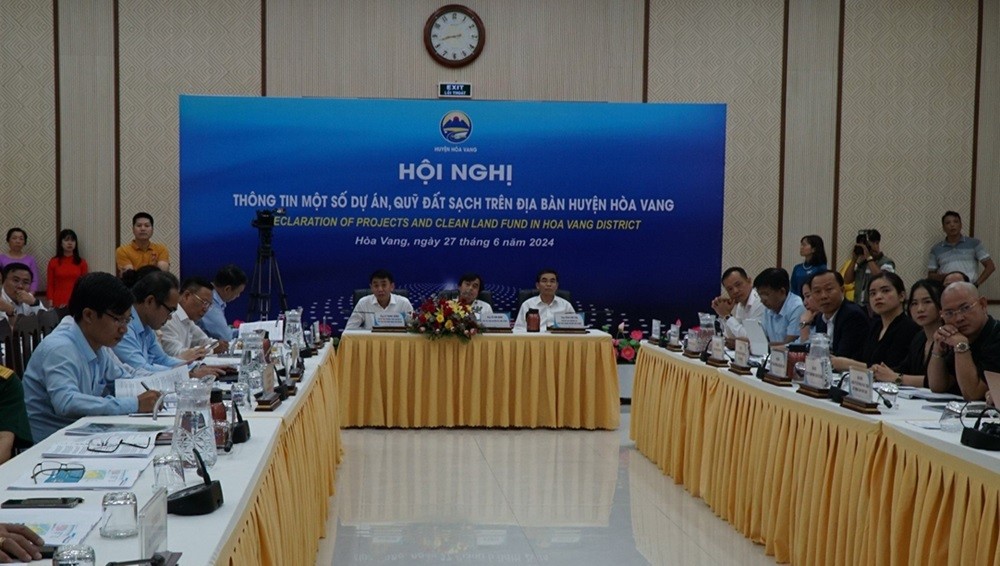 Huyện Hoà Vang tổ chức Hội nghị thông tin một số dự án, quỹ đất sạch trên địa bàn