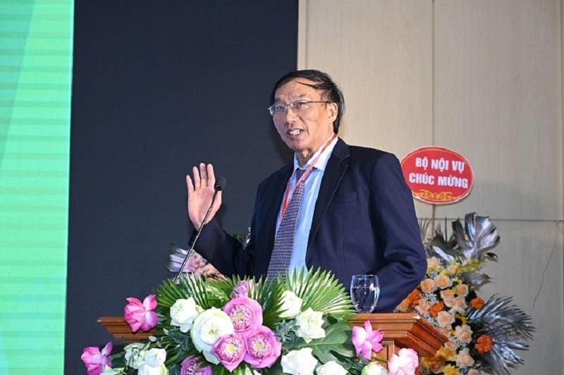 TS. Phùng Hà, Tân Chủ tịch Hiệp hội Phân bón Việt Nam phát biểu nhận nhiệm vụ