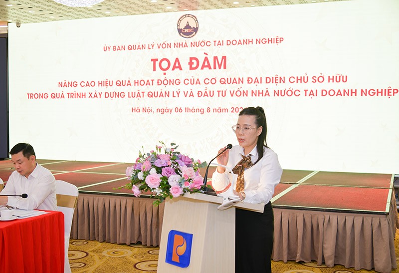 Bà Vũ Thị Nhung - Phó Vụ trưởng Vụ Pháp chế, Kiểm soát nội bộ