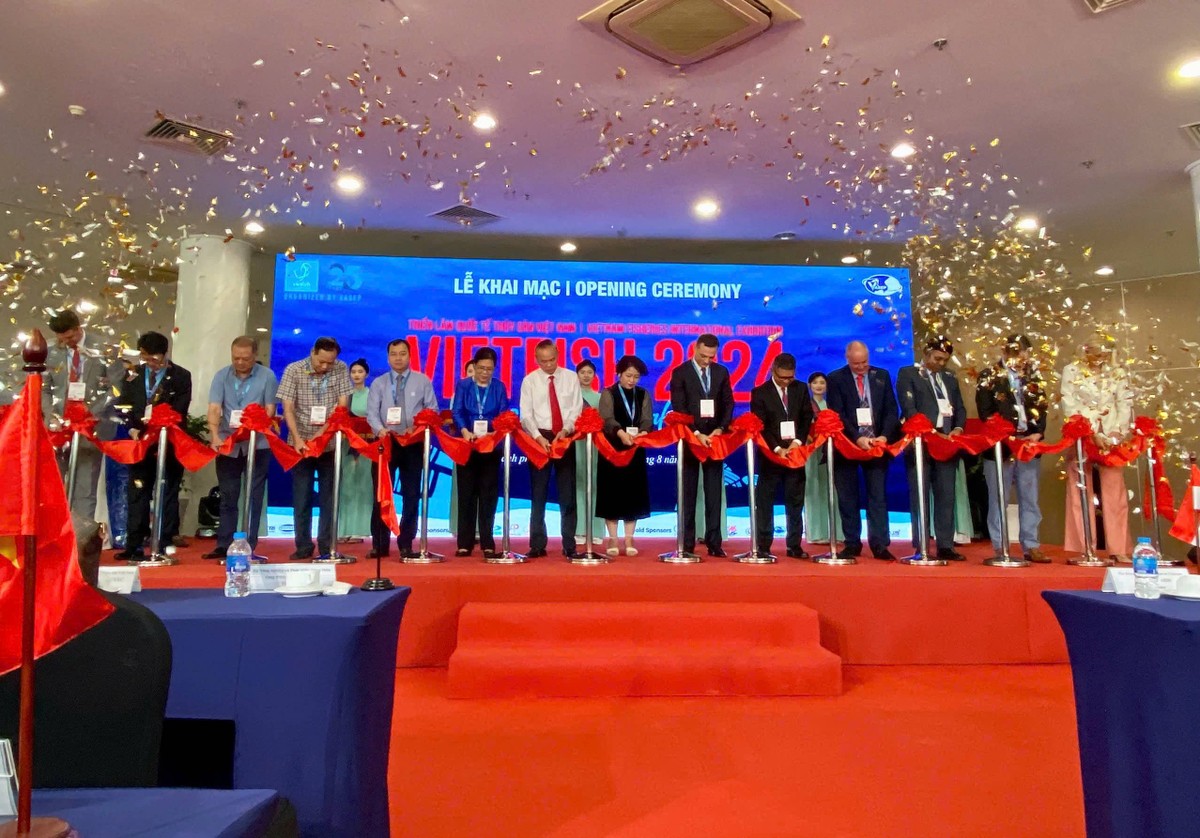 Khai mạc Triển lãm thủy sản quốc tế 2024 (Vietfish 2024).