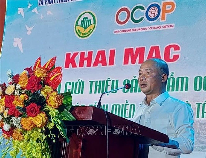 Ông Nguyễn Đình Hoa, Phó giám đốc Sở Nông nghiệp và Phát triển nông thôn Hà Nội. (Ảnh: TTXVN)