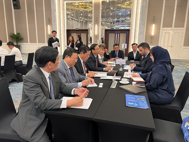 Tỉnh Bình Định làm việc với Phòng Thương mại và Công nghiệp Sharjah (SCCI). Ảnh: IPC Bình Định.