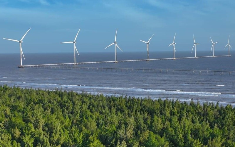 Dự án điện gió gần bờ tại Trà Vinh.