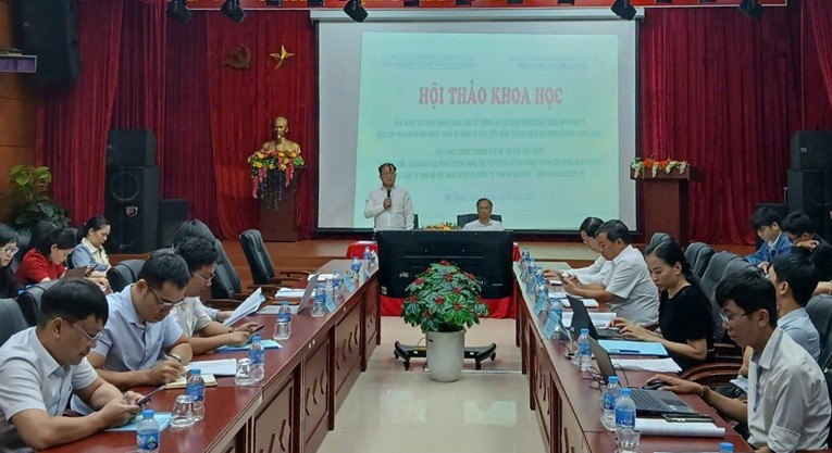 Hội thảo khoa học “Vận dụng và phát triển sáng tạo tư tưởng Hồ Chí Minh trong xây dựng nền kinh tế độc lập, tự chủ và hội nhập kinh tế quốc tế của Việt Nam từ giai đoạn đổi mới đến nay được tổ chức tại Đà Nẵng.