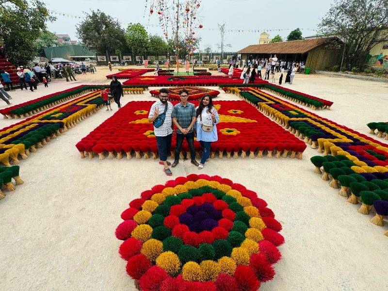 Làng tăm hương Quảng Phú Cầu (huyện Ứng Hòa).