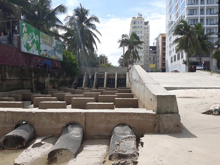 Các dự án thu gom nước thải hoàn thành đã bảo vệ bờ biển Đà Nẵng.