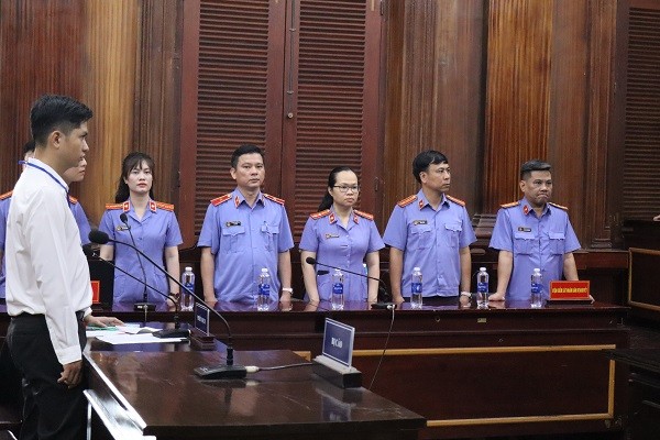 Đại diện Viện Kiểm sát Nhân dân TP.HCM tại phiên tòa.
