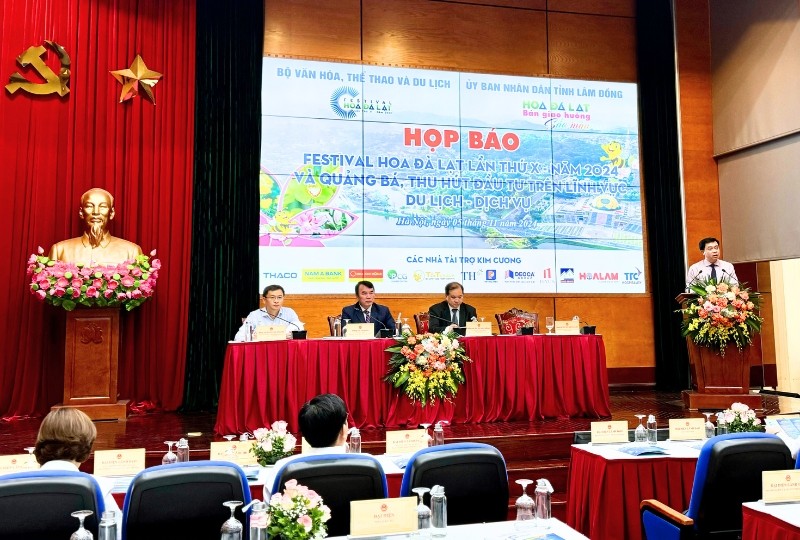 Festival Hoa Đà Lạt lần thứ X năm 2024 là sự kiện văn hoá, du lịch có quy mô cấp tỉnh hướng tới quy mô quốc gia và quốc tế, tập trung cao điểm trong tháng 12/2024. Ảnh: Hồng Hạnh.